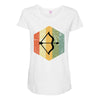 vintage sagittarius Maternity Scoop Neck T-shirt