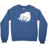 sancho und pancho kult fun fr&ouml;sche frog oldschool Crewneck Sweatshirt