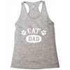 cat dad Racerback Tank