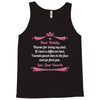 Dear Daddy, Thanks for Being my Dad Baby Boy Letter to Father Tank Top