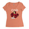 crab Women's Triblend Scoop T-shirt