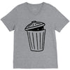 garbage ghost V-Neck Tee
