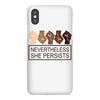nevertheless she persists iPhoneX Case