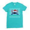 ugly stitch christmas Ladies Fitted T-Shirt