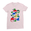 dinosaurs Ladies Fitted T-Shirt