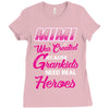 Mimi Was Created Because Need Real Heroes Ladies Fitted T-Shirt