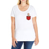 saitama pocket Ladies Curvy T-Shirt