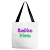 mardi gras princess Tote Bags