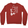 fight club tyler durden brad pitt Crewneck Sweatshirt
