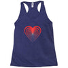 love red Racerback Tank