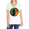 arrow slade yin yang Ladies Curvy T-Shirt