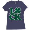 luck Ladies Fitted T-Shirt