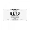 want a better texas black License Plate