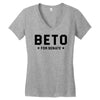 Beto For Senate With Stars Women's V-Neck T-Shirt