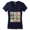 badass hair day Women's V-Neck T-Shirt