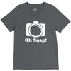 oh snap camera V-Neck Tee