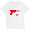packing heat   i'm hot V-Neck Tee