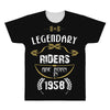legendary riders are born in 1958 All Over Men's T-shirt