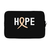 Hope Uterine Cancer Awareness Laptop sleeve