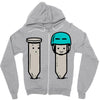 lace Zipper Hoodie