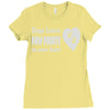 dogs leave paw prints on your heart Ladies Fitted T-Shirt