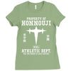 Property Of Honnouji Athletics Dept. Ladies Fitted T-Shirt