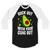 rock out with your guac out 3/4 Sleeve Shirt