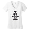 support our troops Women's V-Neck T-Shirt