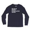 kiedes flea frusciante smith Long Sleeve Shirts