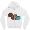 coffe squirrel Zipper Hoodie