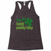 my 1st saint paddyday Racerback Tank