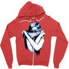 galaxy girl Zipper Hoodie