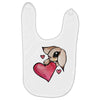 bunny rabbit love Baby Bibs