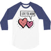 i love you mom 3/4 Sleeve Shirt