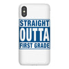 straight outta first grade iPhoneX Case