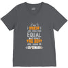 All Men Are Created Equal But Only The Best Are Born In September V-Neck Tee