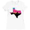 san antonio skyline spurs Ladies Fitted T-Shirt