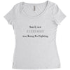 kung fu fighting Women's Triblend Scoop T-shirt
