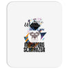 who loves miniatur schnauzer Mousepad