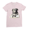 Laika The Space Dog Ladies Fitted T-Shirt