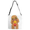please dont kill me Adjustable Strap Totes
