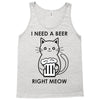 RIGHT MEOW BEER CAT Tank Top