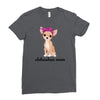 chihuahua mom Ladies Fitted T-Shirt