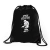 space skeletons in outer space Drawstring Bags