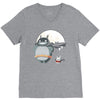 totoro super hero V-Neck Tee