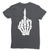Flipping Someone Off Ladies Fitted T-Shirt