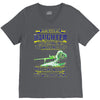 mess with my daughter and from a place V-Neck Tee