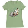 scientific paradox goes boink Ladies Fitted T-Shirt