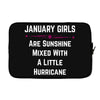 January Girls Laptop sleeve