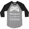 weapon of choice, gaming 3/4 Sleeve Shirt